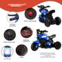 Imagem de Moto Elétrica Infantil 6V Primeira Moto Cor Azul Bang Toys