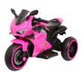 Imagem de Moto Elétrica Infantil 6V Super Moto 3 Rodas Triciclo Rosa