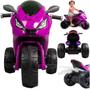 Imagem de Moto Eletrica Infantil Biemme Sport Racing LED Fumaça 6V Girl