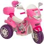 Imagem de Moto Eletrica Infantil Biemme Sprint Turbo 12V Capacete Pink