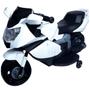 Imagem de Moto Elétrica Infantil Criança 3 Anos 25kg 3km/h Bateria Recarregável 6V Luzes e Som Branco Importway