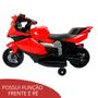 Imagem de Moto Elétrica Infantil Criança 3 Anos 25kg 3km/h Bateria Recarregável 6V Luzes Led e Som Importway