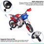 Imagem de Moto Elétrica Infantil Motocross +3 anos até 20kg Realista 6v Azul