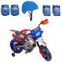 Imagem de Moto Elétrica Infantil Motocross Infantil Com Kit Proteção