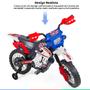Imagem de Moto Elétrica Infantil Motocross Para Criança +3 anos até 20kg Realista 6v Xplast