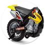Imagem de Moto Elétrica Infantil Motocross Preta Amarela Vermelha com Luzes e Efeitos Sonoros 6V