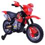 Imagem de Moto Elétrica Infantil Motocross Vermelha - Homeplay