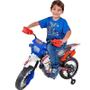 Imagem de Moto Eletrica Infantil Xplast Motocross 6V Azul com Rodinhas 241