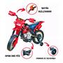 Imagem de Moto Eletrica Infantil Xplast Motocross 6V Vermelho com Rodinhas 244