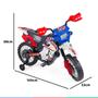 Imagem de Moto Elétrica Motinha Brinquedo Mini Moto Motocross 6v Infantil Criança Homeplay Xplast Realista até 20 kg com Rodinhas de Apoio e Farol