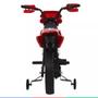 Imagem de Moto Elétrica Motinha Brinquedo Mini Moto Motocross 6v Infantil Criança Homeplay Xplast Realista até 20 kg com Rodinhas de Apoio e Farol