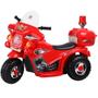 Imagem de Moto Eletrica Policia Zippy Toys Motorcycle Bau 6V Vermelha