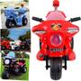Imagem de Moto Eletrica Policia Zippy Toys Motorcycle Bau 6V Vermelha