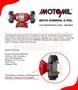 Imagem de Moto Esmeril Industrial de Bancada 1cv 220v 8' X 1' X 5/8' Mm-100i - Motomil