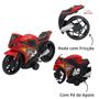 Imagem de Moto Esportiva Com Rodas De Fricção Miniatura Colecionador 