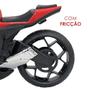 Imagem de Moto Esportiva de Brinquedo Vermelha 36cm