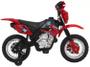Imagem de Moto Infantil Elétrica Cross Vermelha 6v Motocross Brinquedos Homeplay