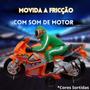 Imagem de Moto Infantil Racer Com Piloto Som De Motor De Brinquedo Movida Á Fricção Feita Em Plástico Líder