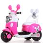 Imagem de Moto Motinho Triciclo Elétrico Infantil Mini Crianças Mickey Mouse Disney Desenho Rosa - Car Kids