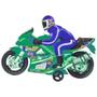 Imagem de Moto Racer Com Piloto Verde 703 - Lider