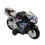 Imagem de Moto Racing Brinquedo Com Fricção Som E Luz 18cm - Dm Toys