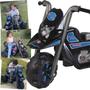 Imagem de Moto Triciclo Eletrico Infantil Biemme Fox Dark Azul 6V