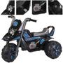 Imagem de Moto Triciclo Eletrico Infantil Biemme Fox Dark Azul 6V