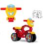 Imagem de Motoca Bicicleta De Equilíbrio Totokross 4 Rodas Cardoso Toys Vermelha