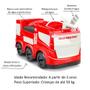 Imagem de Motoca Infantil de Montar dos Bombeiros Lança Agua + Chapéu