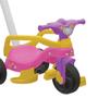 Imagem de Motoca Infantil Triciclo Encantado Rosa com Empurrador e Proteção Pais e Filhos