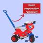 Imagem de Motoca Infantil Triciclo Tico Tico Red Haste de Empurrar Proteção Velotrol Brinquedos Magic Toys
