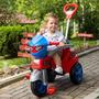 Imagem de Motoca Triciclo Infantil Carrinho Passeio Empurrar Com Pedal