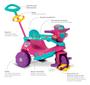 Imagem de  Motoca Triciclo Infantil Velo Baby com Empurrador - Bandeirante + Cartelado com boneca