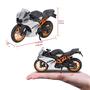 Imagem de Motocicleta em Escala 1:18 - Yamaha MT-07, KTM RC 390, YZF-R1, V4 S e Road Star