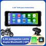 Imagem de Motocicleta GPS Navegação DVR Dash Cam 6.86' Wireless Carplay Android Auto IP67 Bluetooth Duplo À