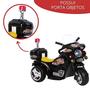 Imagem de Motocicleta Mini Moto Elétrica Infantil C/ Luz e Som Frente e Ré Preto ImportWay -  BW006PR