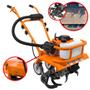 Imagem de Motocultivador Motor Cultivador Tratorito Tipo Tobata Tobatinha Microtrator Vulcan VMC360 3,6CV 53cc 16 Lâminas Cultivadoras Ideal Para Cultivo e Preparo de Solo em Hortas, Pasto e Cama de Aviários