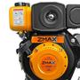 Imagem de Motor a Diesel 5 HP 4 Tempos Partida Elétrica ZM50DE ZMAX