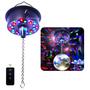 Imagem de Motor com Controle Remoto, 24 LEDs e Efeito Giratório para Globo Espelhado em Festas WS1105