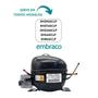 Imagem de Motor Compressor 1/6 Hp Em2S60Clp Gás R600 Embraco 110V