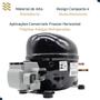 Imagem de Motor Compressor Embraco 1/4 Em2U 80Hlp R134A - 127V