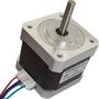 Imagem de Motor de Passo Nema 17 4.2Kgf 1.7A (Stepper Motor 17HS4401) Impressão 3D, Mini CNC, Robotica