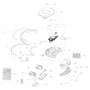 Imagem de Motor de Sucção Compatível com Robô Aspirador WAP W400 FW009251