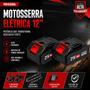 MotoSerra Elétrica Potente Polegadas 2 Baterias E 3 Correntes Portátil Recarregável Profissional Marca Motoserra - Pratiarejo Imagem de MotoSerra Elétrica Potente Polegadas 2 Baterias E 3 Correntes Portátil Recarregável Profissional Marca Motoserra