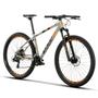 Imagem de Mountain Bike Aro 29 Quadro Alumínio M17' Freio a Disco Shimano Fun Comp 2023 Cinza Laranja Sense
