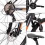 Imagem de Mountain Bike Aro 29 Quadro Alumínio M17' Freio a Disco Shimano Fun Comp 2023 Grafite Laranja Sense