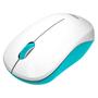 Imagem de Mouse Aigo M35 Wireless - Branco e Verde