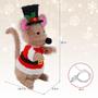 Imagem de Mouse ATDAWN Light Up para decoração de jardim de Natal de 50 cm com 35 LEDs