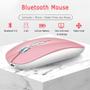Imagem de Mouse Bluetooth Recarregável - Ergonômico para PC e Laptop - Conexão USB e Bluetooth 5.0