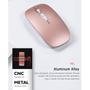 Imagem de Mouse Bluetooth Recarregável - Ergonômico para PC e Laptop - Conexão USB e Bluetooth 5.0